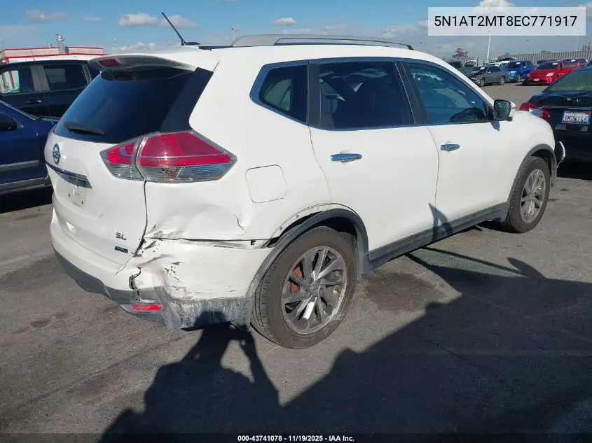 5N1AT2MT8EC771917 2014 Nissan Rogue Sl