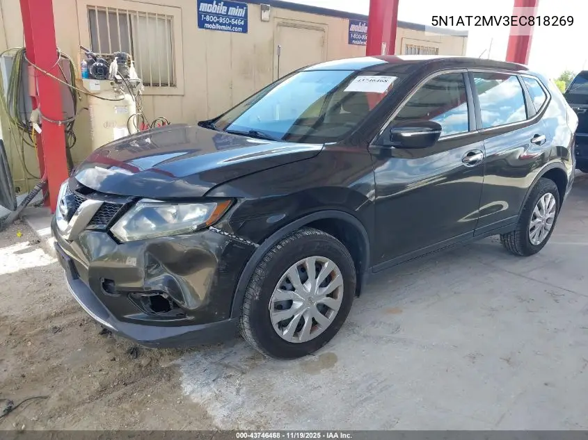 5N1AT2MV3EC818269 2014 Nissan Rogue S