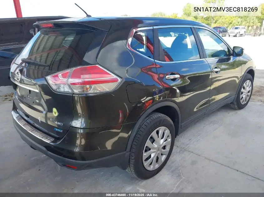 5N1AT2MV3EC818269 2014 Nissan Rogue S