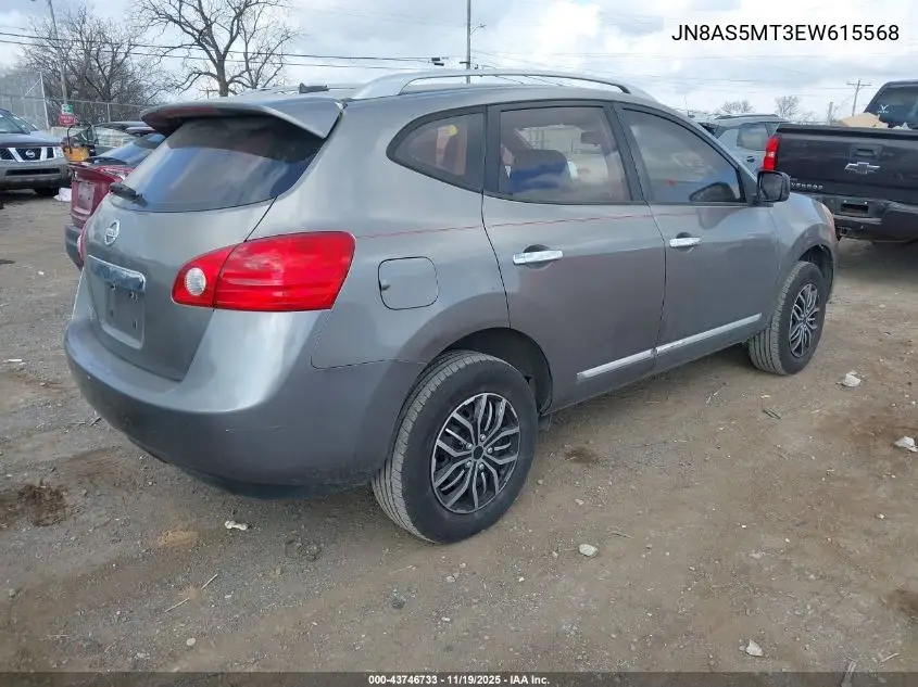 JN8AS5MT3EW615568 2014 Nissan Rogue Select S