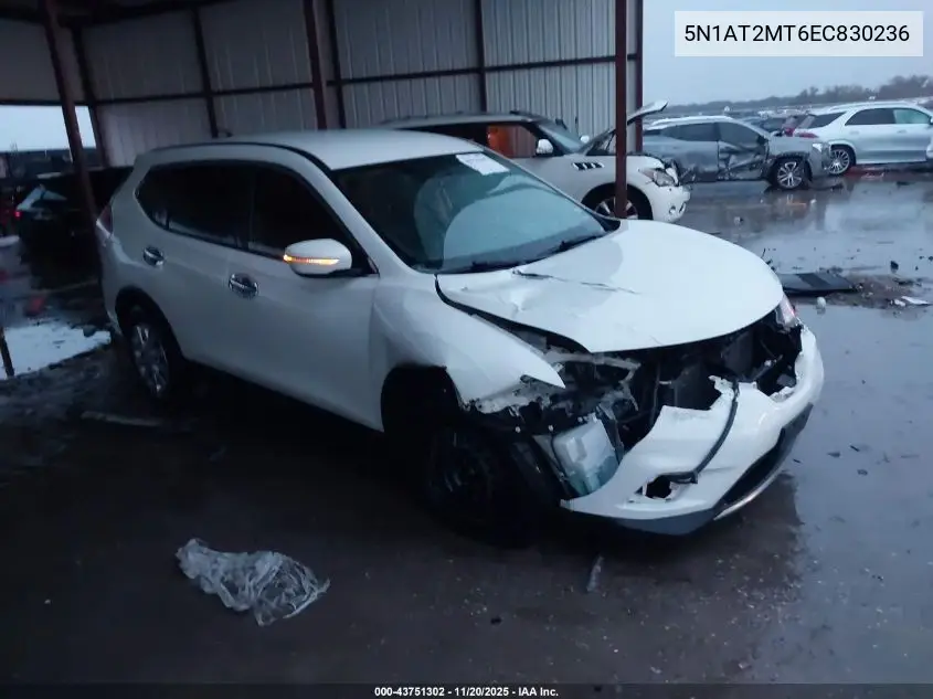 5N1AT2MT6EC830236 2014 Nissan Rogue S