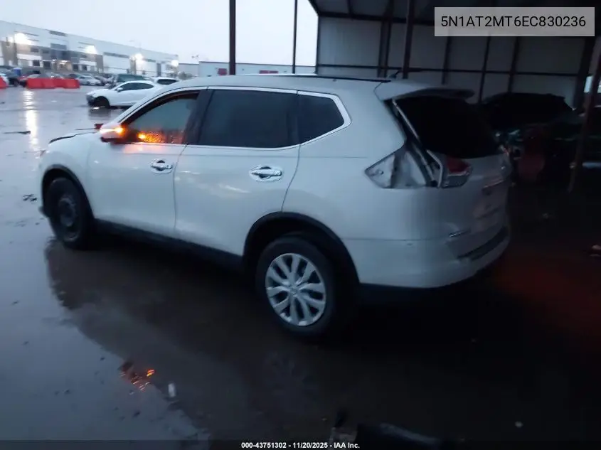 5N1AT2MT6EC830236 2014 Nissan Rogue S