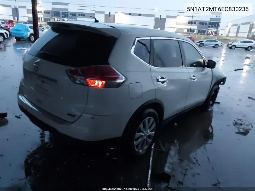 5N1AT2MT6EC830236 2014 Nissan Rogue S