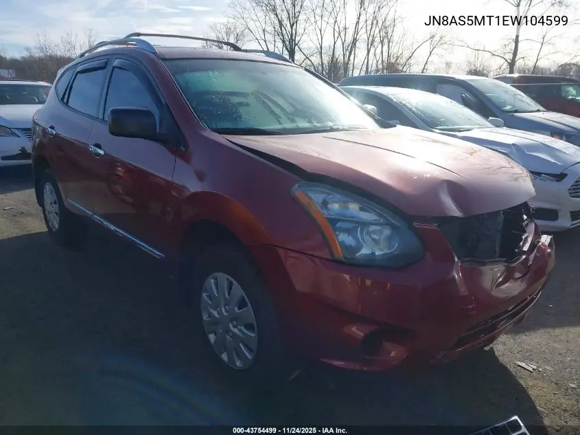 JN8AS5MT1EW104599 2014 Nissan Rogue Select S