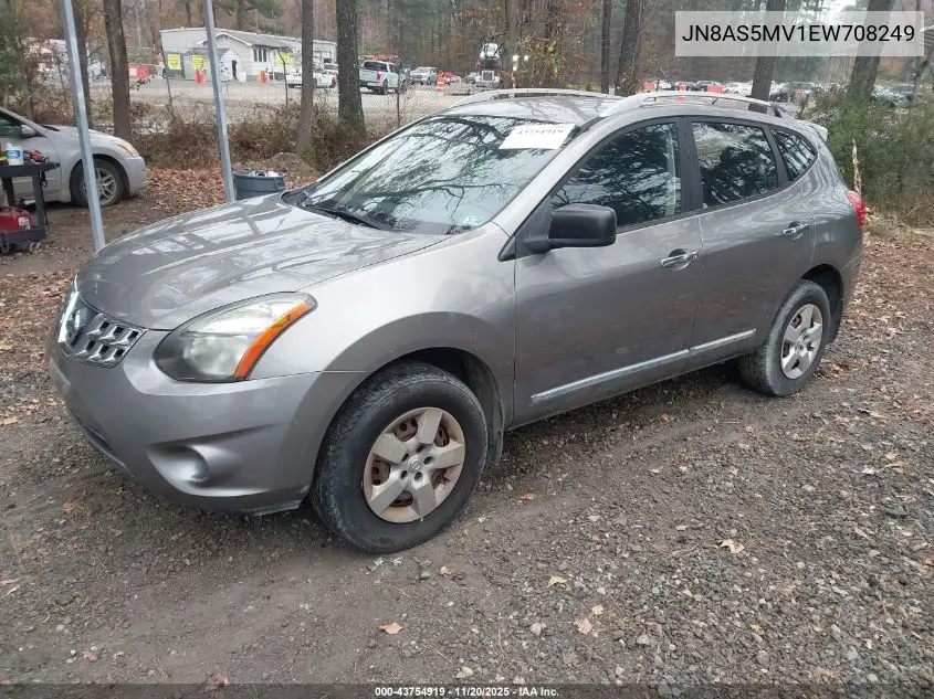 JN8AS5MV1EW708249 2014 Nissan Rogue Select S