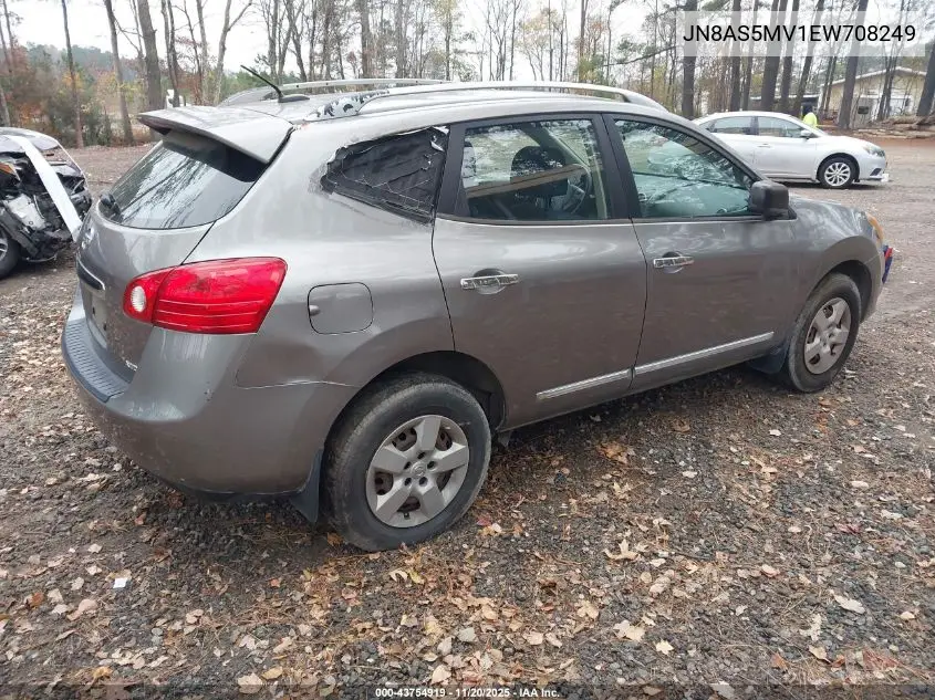 JN8AS5MV1EW708249 2014 Nissan Rogue Select S