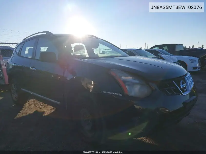 JN8AS5MT3EW102076 2014 Nissan Rogue Select S