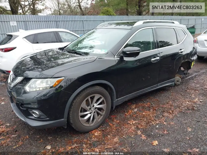 5N1AT2MV4EC803263 2014 Nissan Rogue Sl