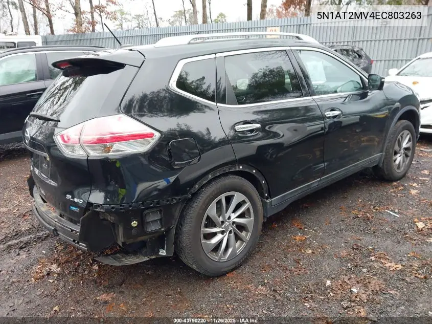 5N1AT2MV4EC803263 2014 Nissan Rogue Sl