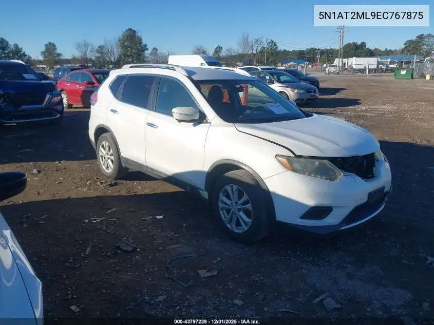 5N1AT2ML9EC767875 2014 Nissan Rogue Sv