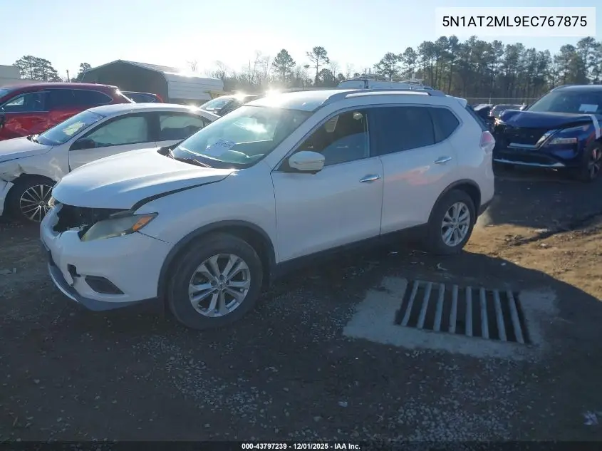 5N1AT2ML9EC767875 2014 Nissan Rogue Sv
