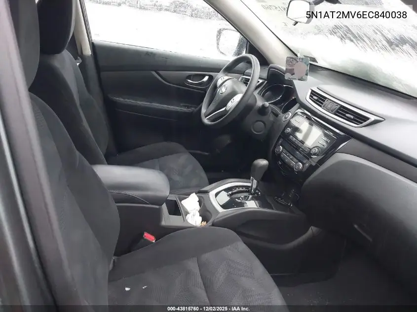 5N1AT2MV6EC840038 2014 Nissan Rogue Sv