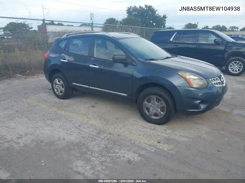 JN8AS5MT8EW104938 2014 Nissan Rogue Select S