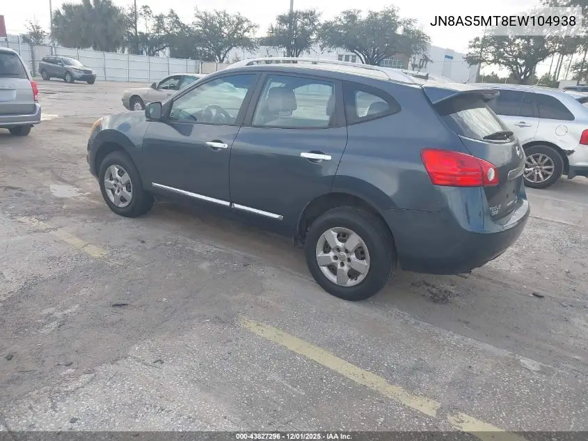 JN8AS5MT8EW104938 2014 Nissan Rogue Select S