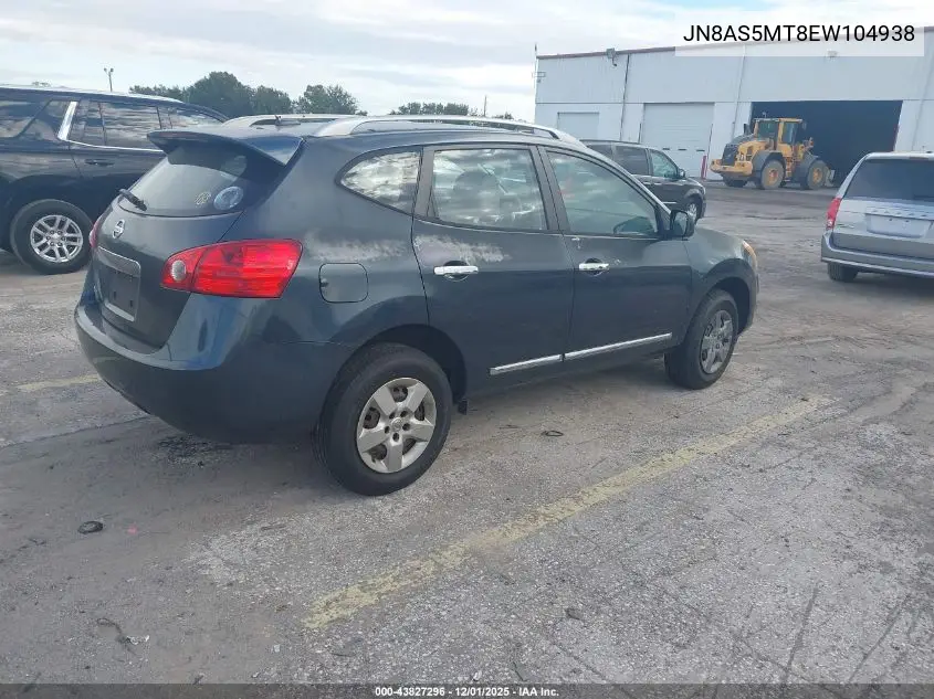 JN8AS5MT8EW104938 2014 Nissan Rogue Select S