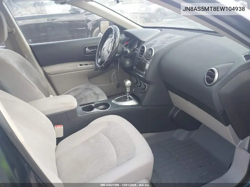 JN8AS5MT8EW104938 2014 Nissan Rogue Select S