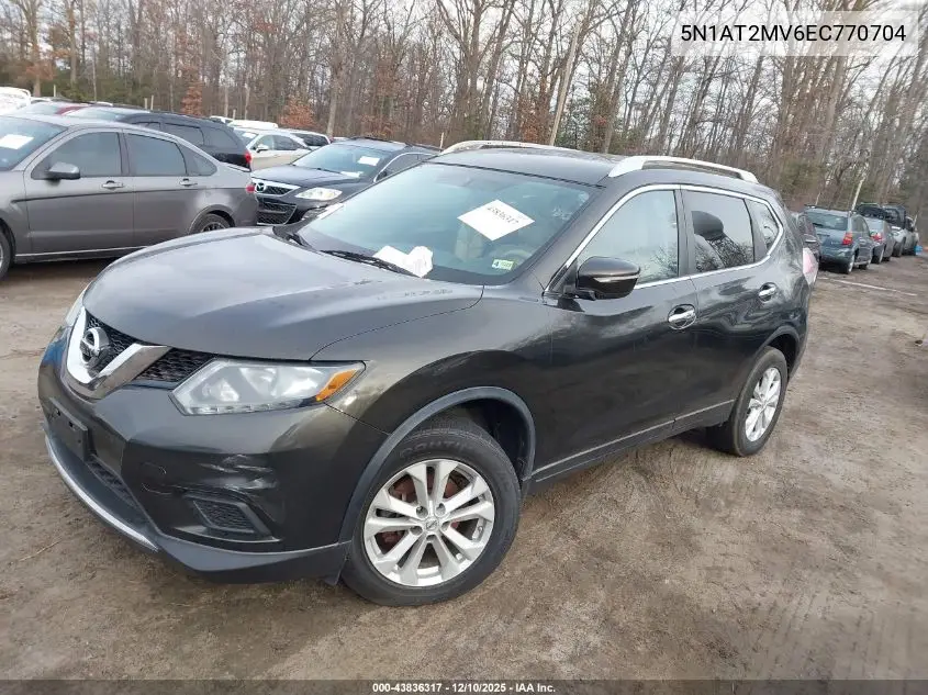 5N1AT2MV6EC770704 2014 Nissan Rogue Sv