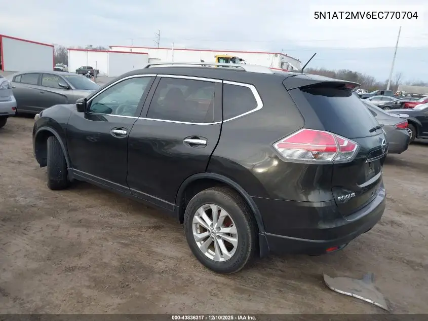 5N1AT2MV6EC770704 2014 Nissan Rogue Sv