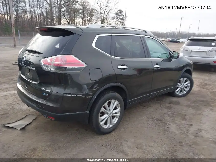 5N1AT2MV6EC770704 2014 Nissan Rogue Sv