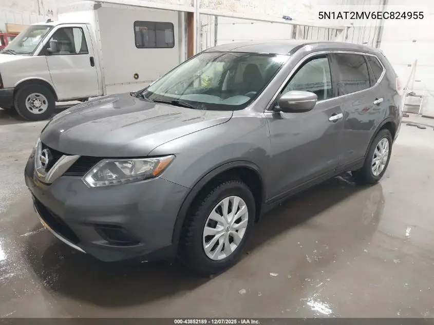 5N1AT2MV6EC824955 2014 Nissan Rogue S/Sl/Sv