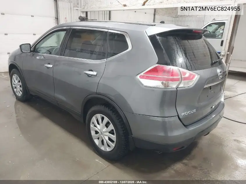 5N1AT2MV6EC824955 2014 Nissan Rogue S/Sl/Sv