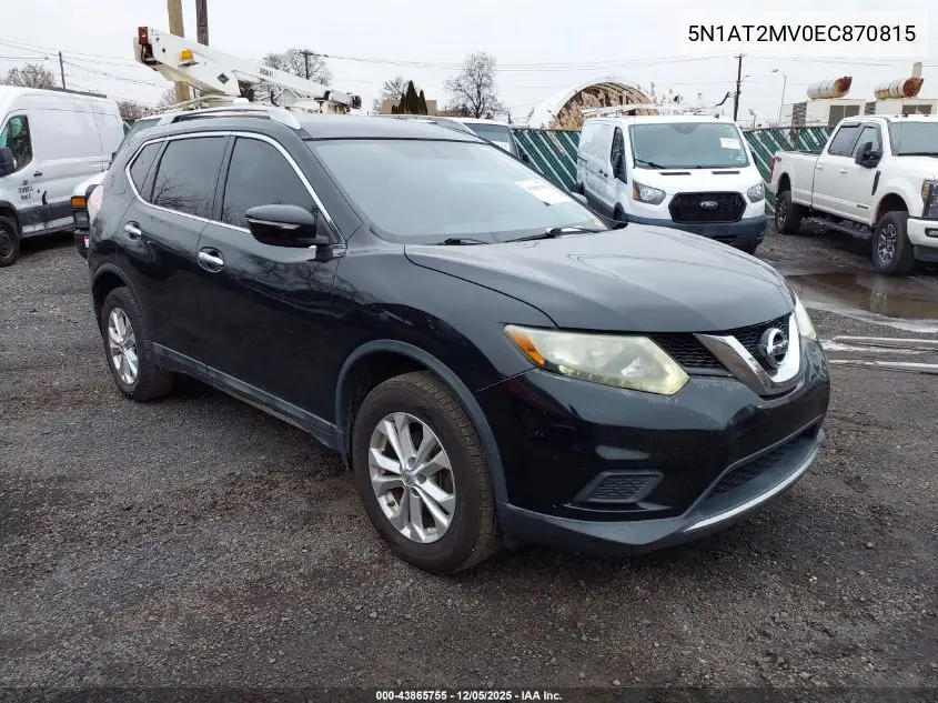 5N1AT2MV0EC870815 2014 Nissan Rogue Sv