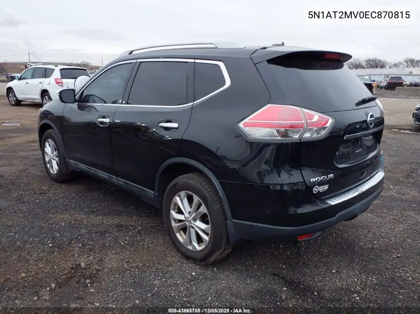 5N1AT2MV0EC870815 2014 Nissan Rogue Sv