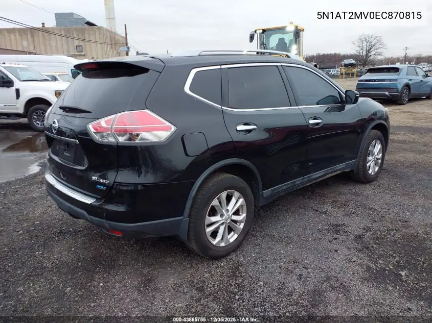 5N1AT2MV0EC870815 2014 Nissan Rogue Sv