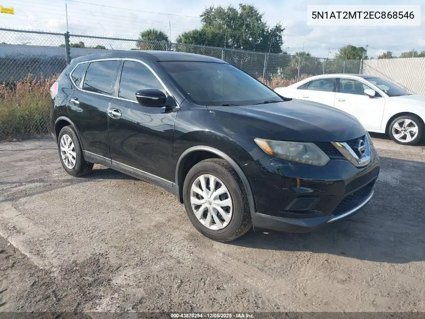 5N1AT2MT2EC868546 2014 Nissan Rogue S