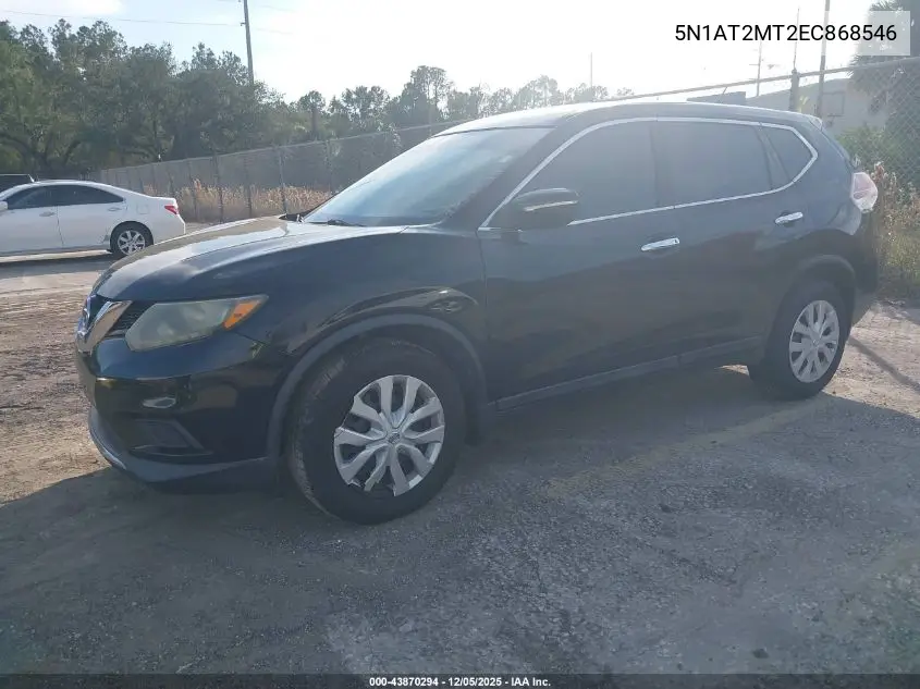 5N1AT2MT2EC868546 2014 Nissan Rogue S