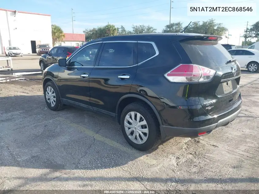 5N1AT2MT2EC868546 2014 Nissan Rogue S