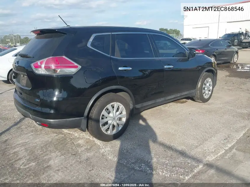 5N1AT2MT2EC868546 2014 Nissan Rogue S