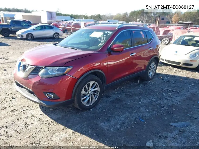 5N1AT2MT4EC868127 2014 Nissan Rogue Sl