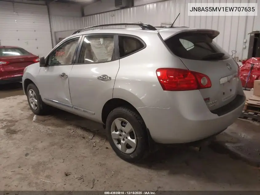 JN8AS5MV1EW707635 2014 Nissan Rogue Select S