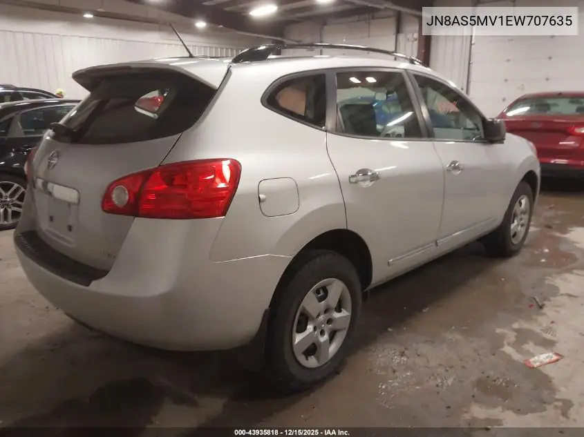 JN8AS5MV1EW707635 2014 Nissan Rogue Select S