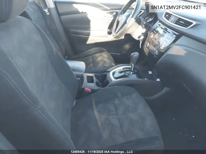 5N1AT2MV2FC901421 2015 Nissan Rogue S/Sl/Sv