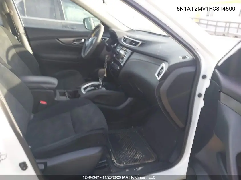 5N1AT2MV1FC814500 2015 Nissan Rogue S/Sl/Sv