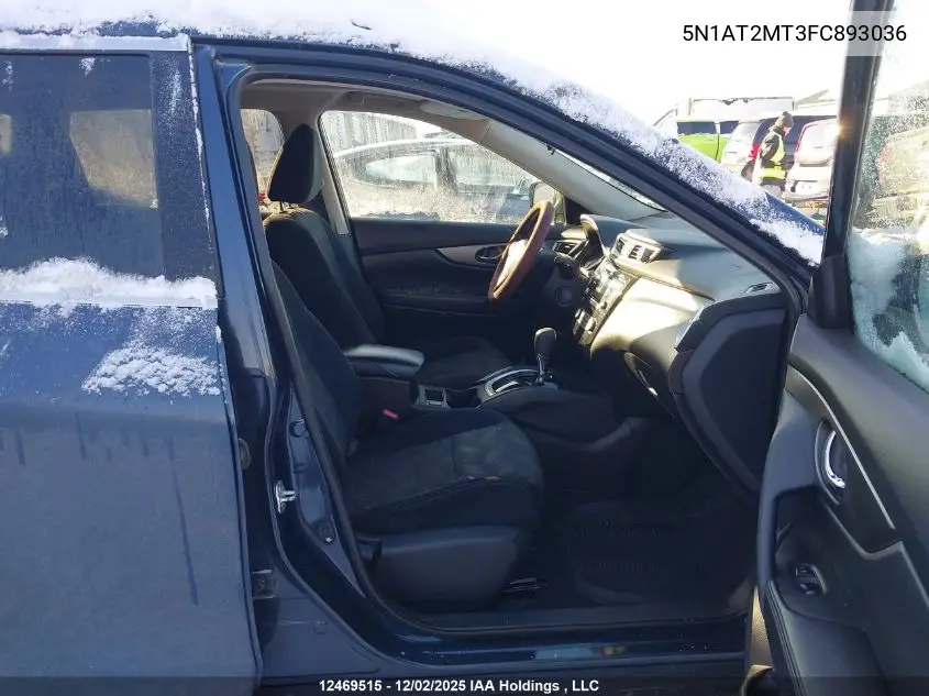 5N1AT2MT3FC893036 2015 Nissan Rogue S/Sv