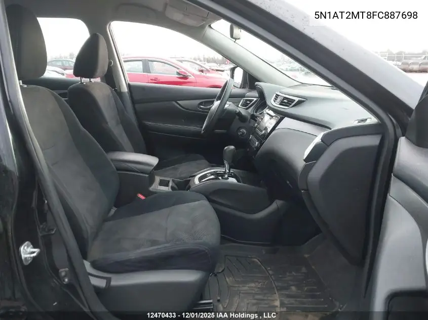 5N1AT2MT8FC887698 2015 Nissan Rogue S/Sv