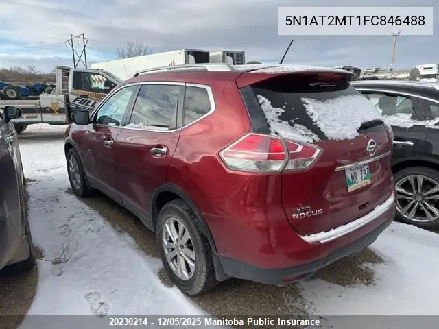 5N1AT2MT1FC846488 2015 Nissan Rogue Sv