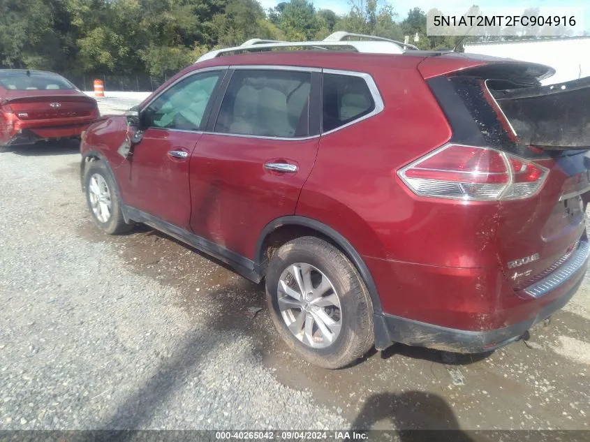 5N1AT2MT2FC904916 2015 Nissan Rogue Sv