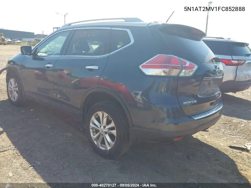 5N1AT2MV1FC852888 2015 Nissan Rogue Sv