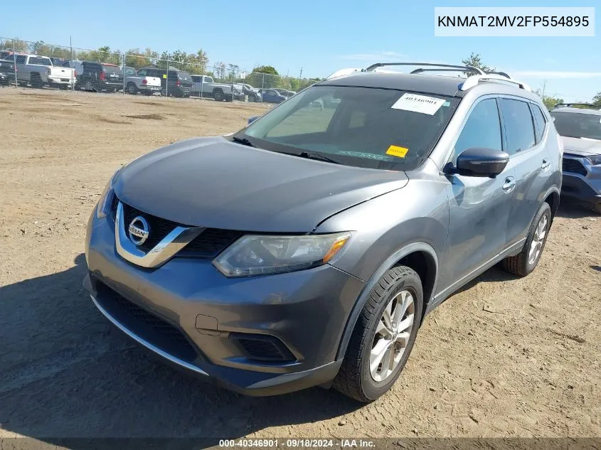 KNMAT2MV2FP554895 2015 Nissan Rogue Sv