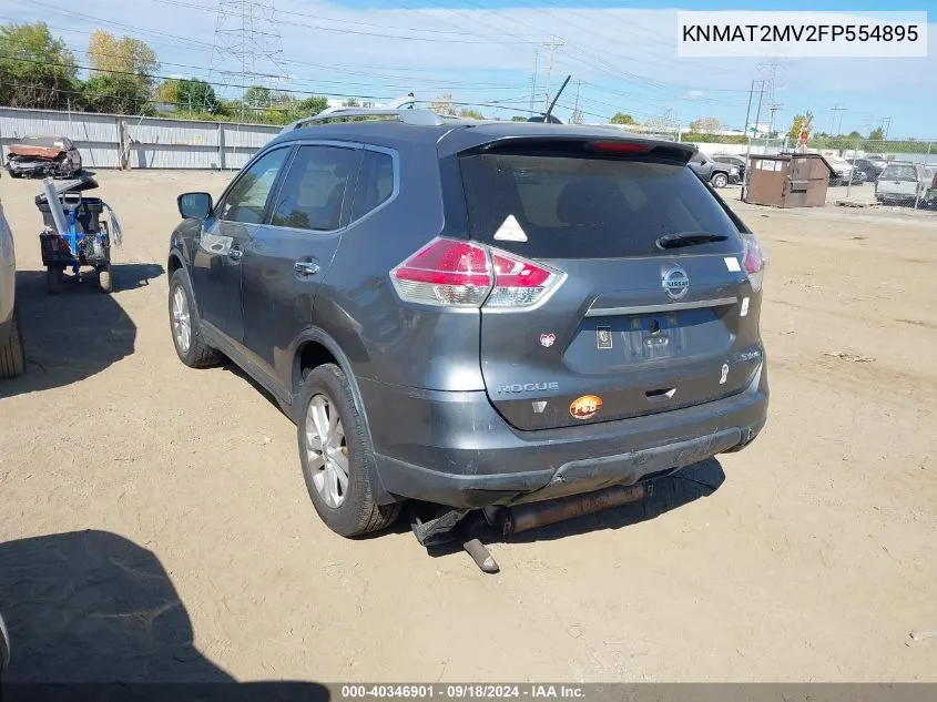 KNMAT2MV2FP554895 2015 Nissan Rogue Sv