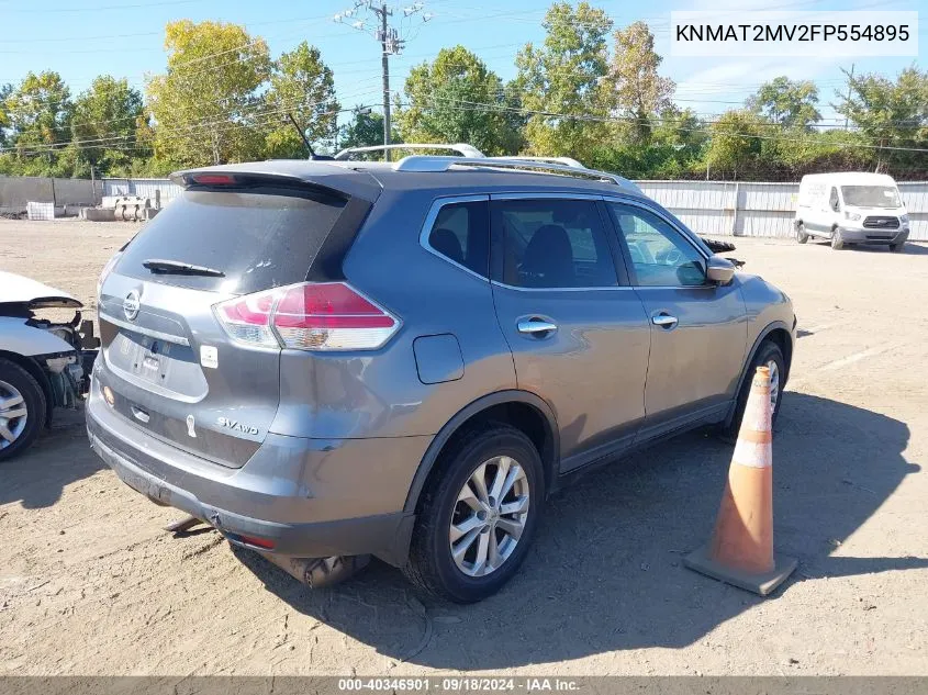 KNMAT2MV2FP554895 2015 Nissan Rogue Sv