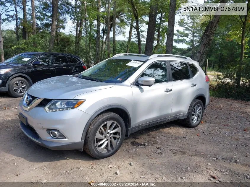 5N1AT2MV8FC767899 2015 Nissan Rogue Sl