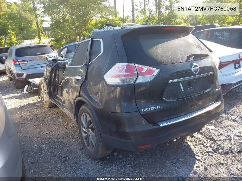 5N1AT2MV7FC760068 2015 Nissan Rogue Sl