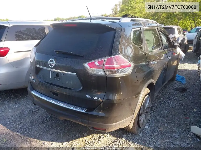 5N1AT2MV7FC760068 2015 Nissan Rogue Sl