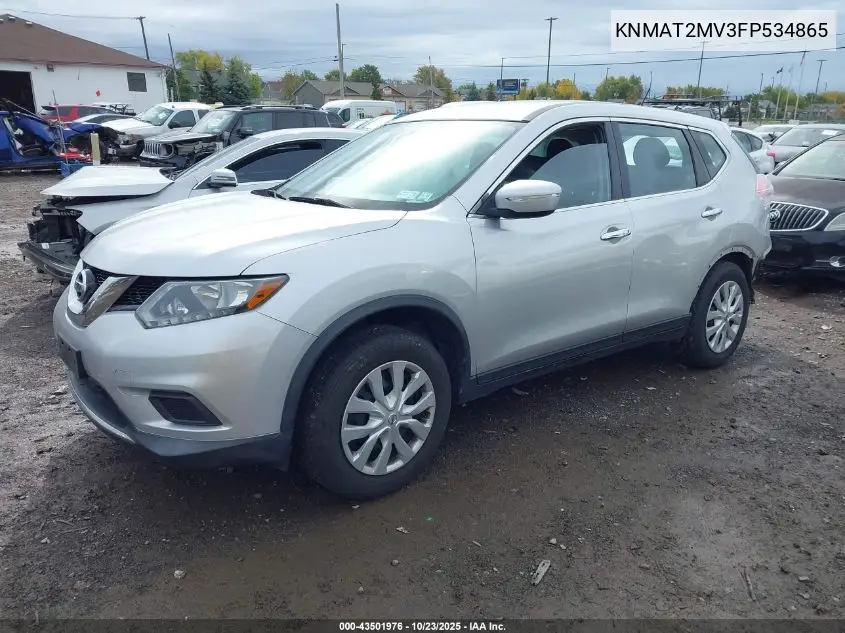 KNMAT2MV3FP534865 2015 Nissan Rogue S