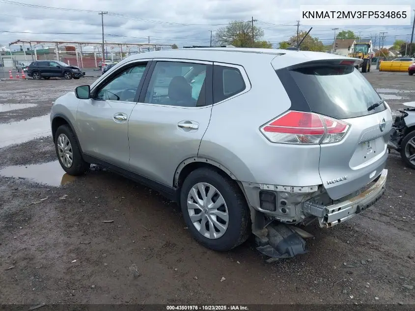 KNMAT2MV3FP534865 2015 Nissan Rogue S